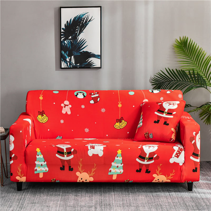 🎅Buy 2 Free Shipping🎅 Christmas-Full-wrapped Universal Stretch Sofa Cover