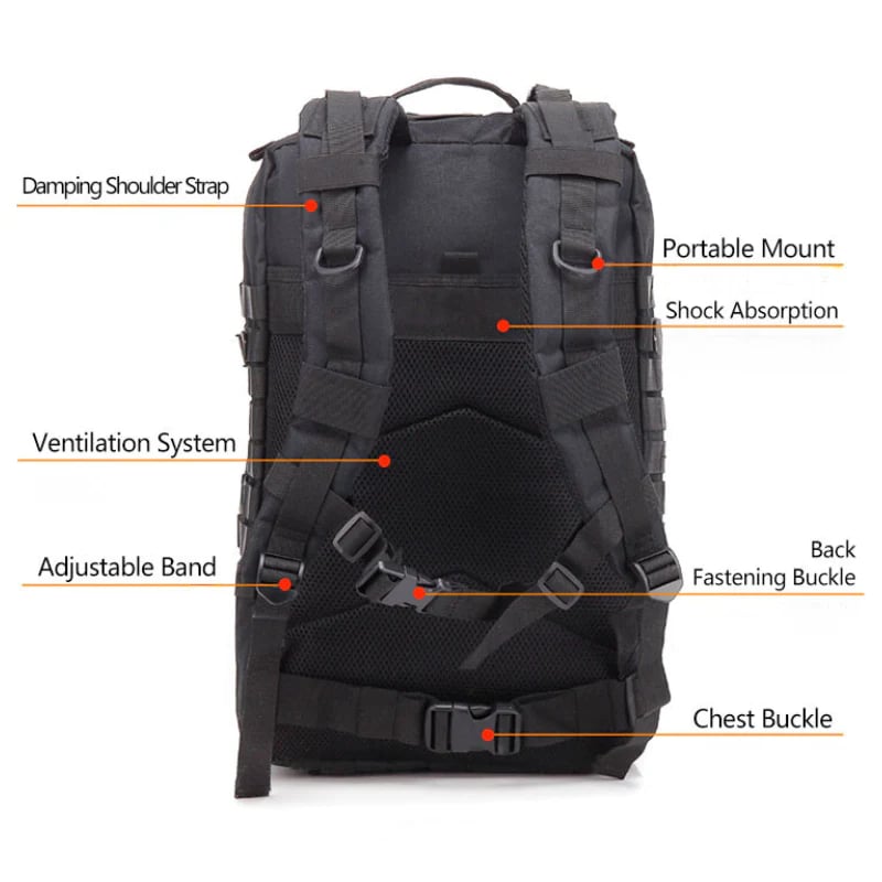 Okali Outdoor Sports Waterproof Backpack(45L Capacity)