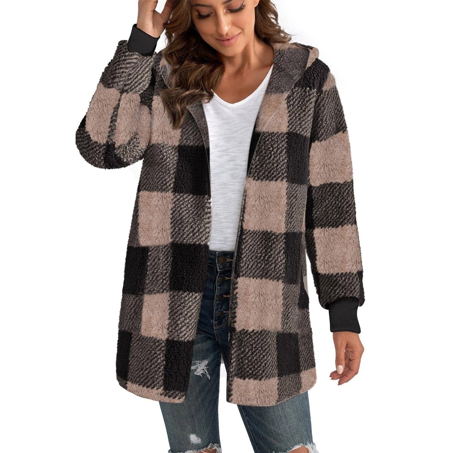 Women Oversized Sherpa Jacket 🔥 Buy 2 Free Shipping 🔥