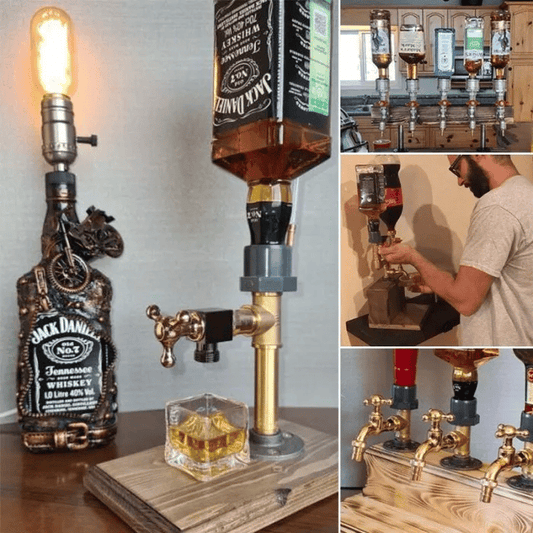 💥49%OFF💥Liquor Alcohol Whiskey wood Dispenser