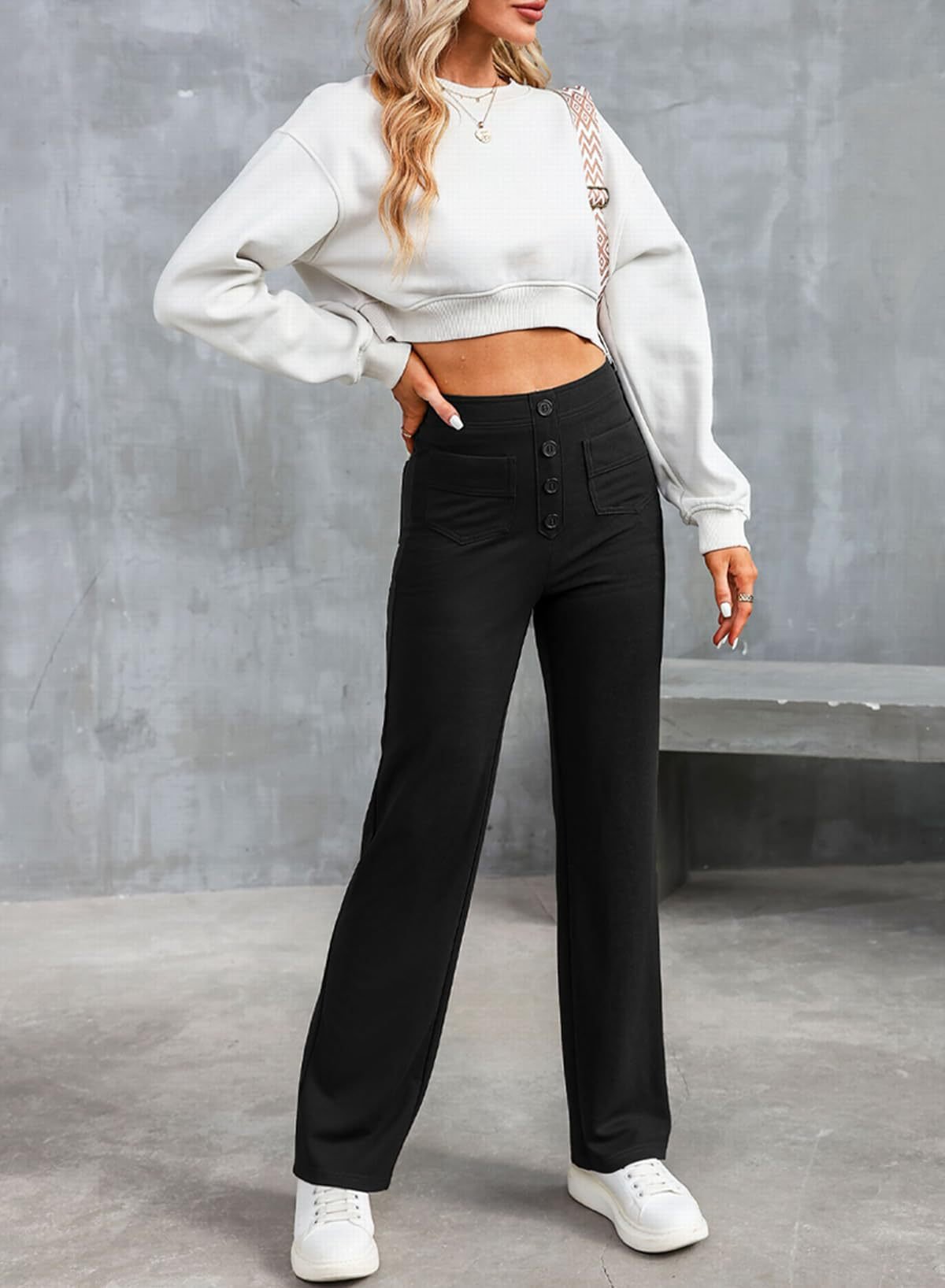 High-waisted elastic casual pants(BUY 2 FREE SHIPPING)