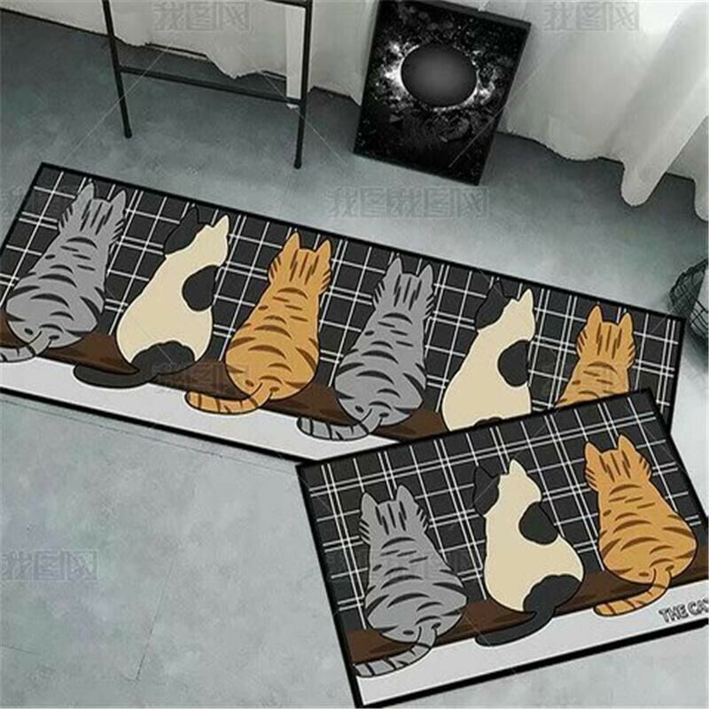 Kitchen Printed Non-Slip Carpet