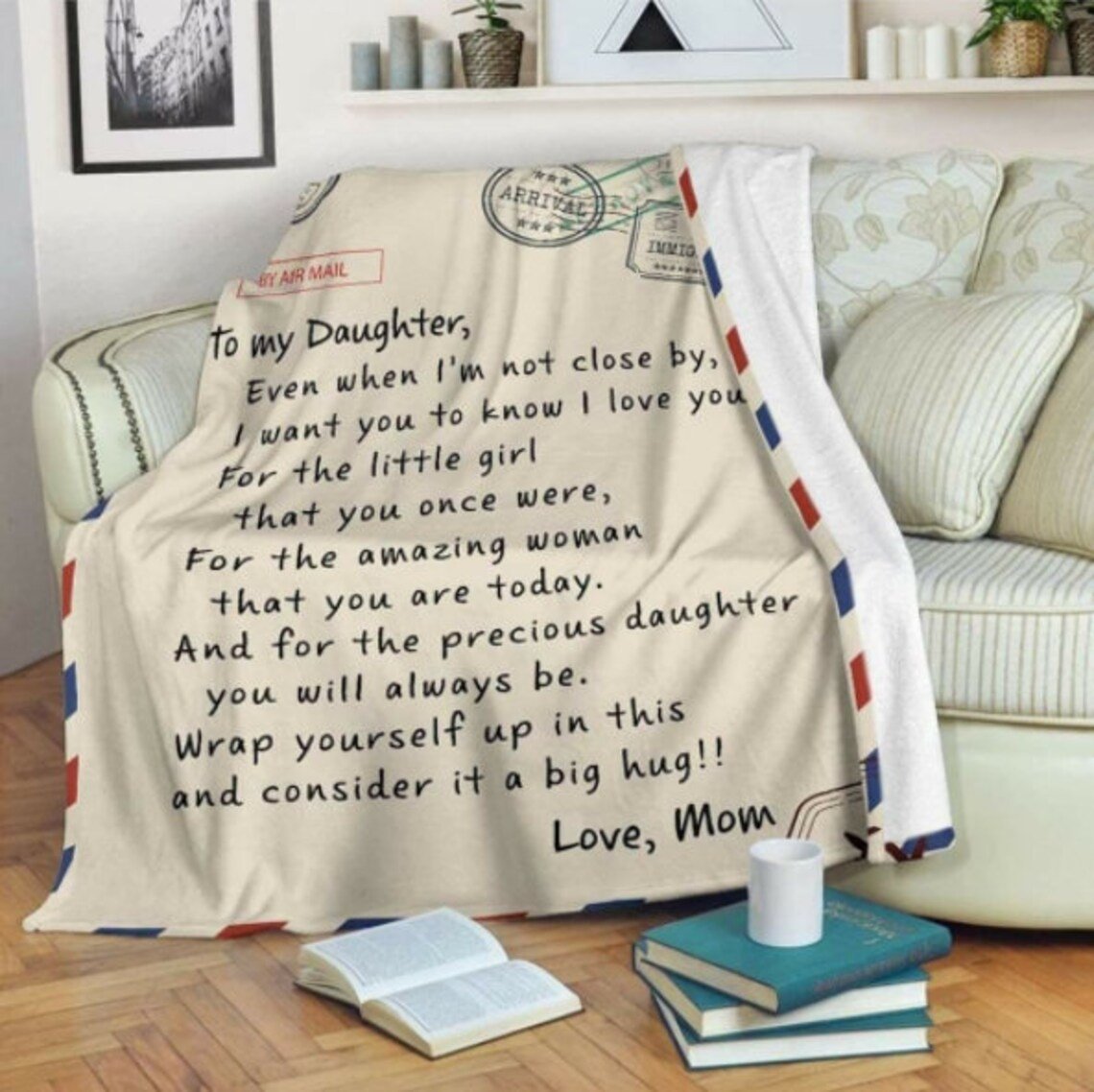 🎁To My Daughter - Warm Gift Blanket (49% OFF TODAY)