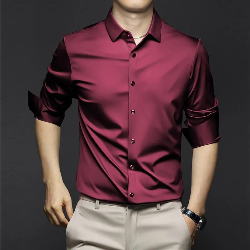 Men's breathable wrinkle-resistant shirts