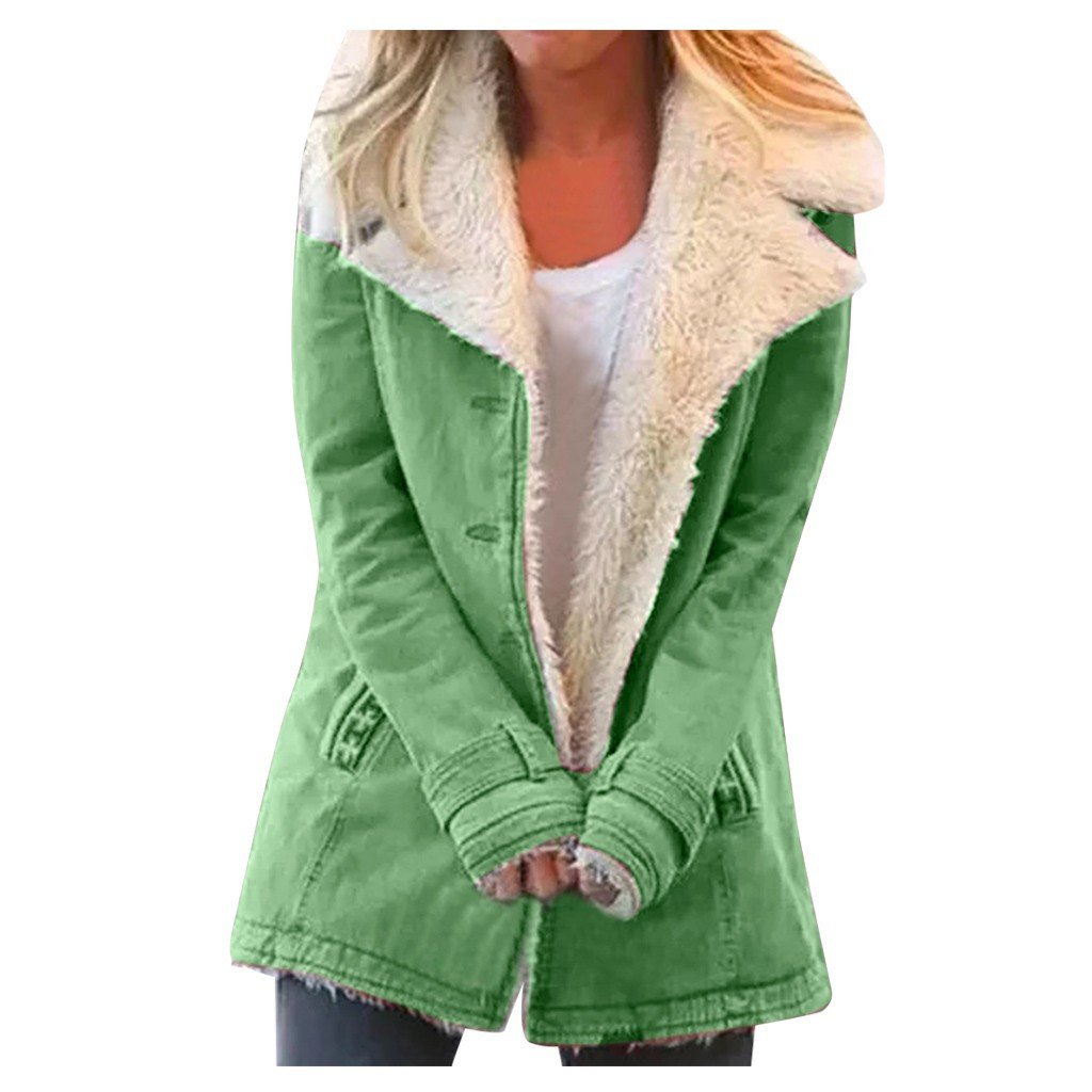 Windproof Women's Warm Winter Parka Coat