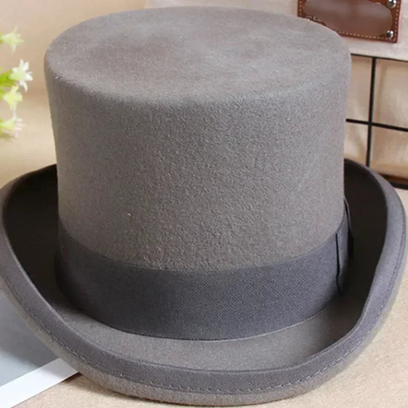 Elegant High Topper Hat - Classic Style for Timeless Sophistication