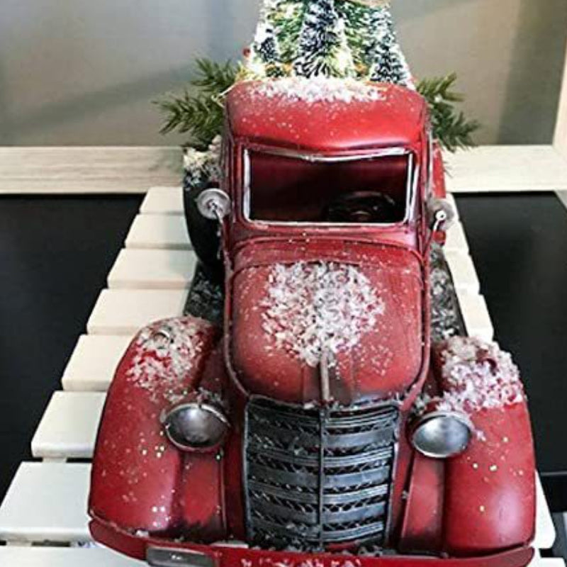 (🌲EARLY CHRISTMAS SALE - 50% OFF) Red farm Truck Christmas Centerpiece, Buy 2 Free Shipping