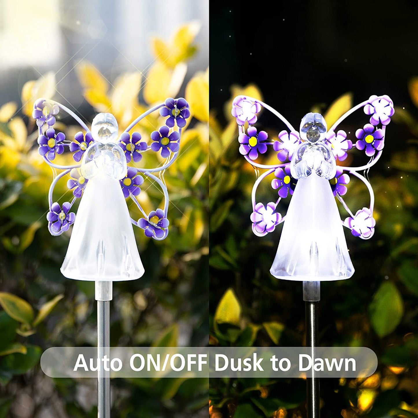 [LAST DAY -49% OFF]Waterproof 👼 Solar Angel lights🌳