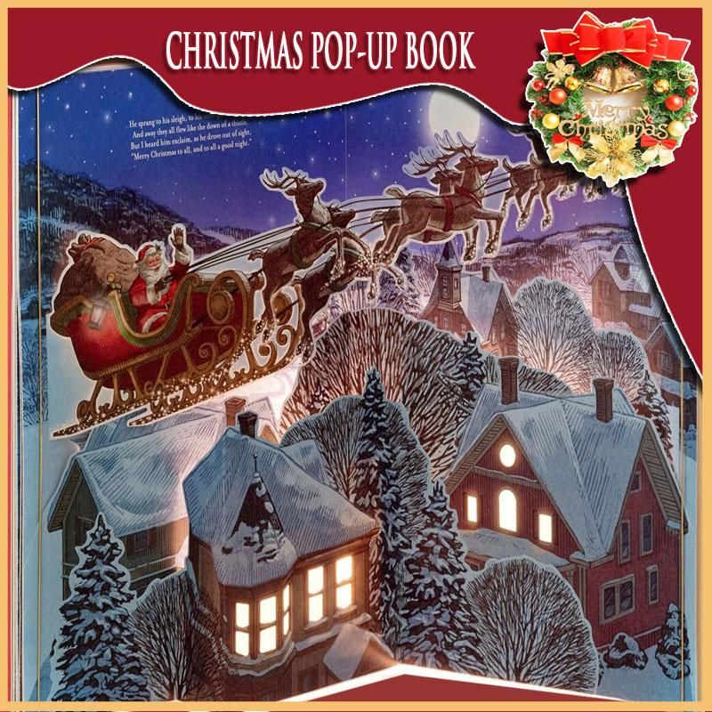 The Night Before Christmas Pop-Up Book(Light & Sound)