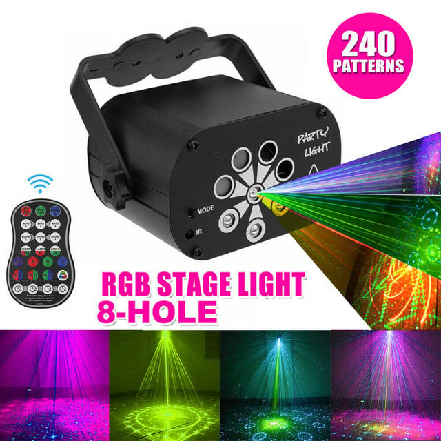 🎁Summer 49% OFF🔥 - 240 Patterns LED Stage Lighting RGB Laser Projector