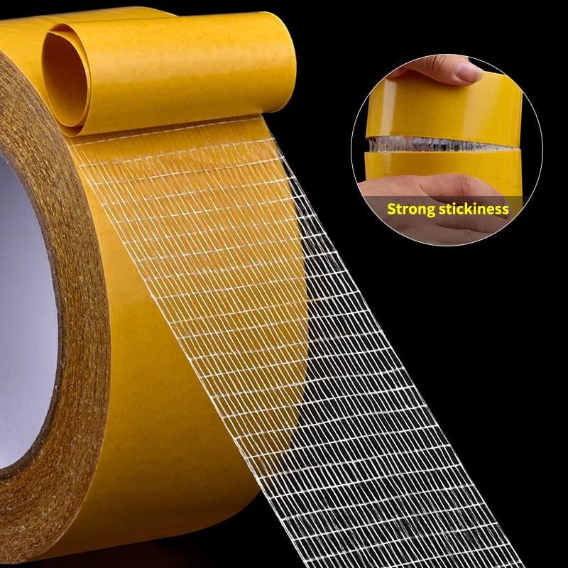 (🔥HOT SALE NOW-49% OFF) Strong Adhesive Double-sided Gauze fiber Mesh Tape & BUY 2 GET EXTRA 10% OFF