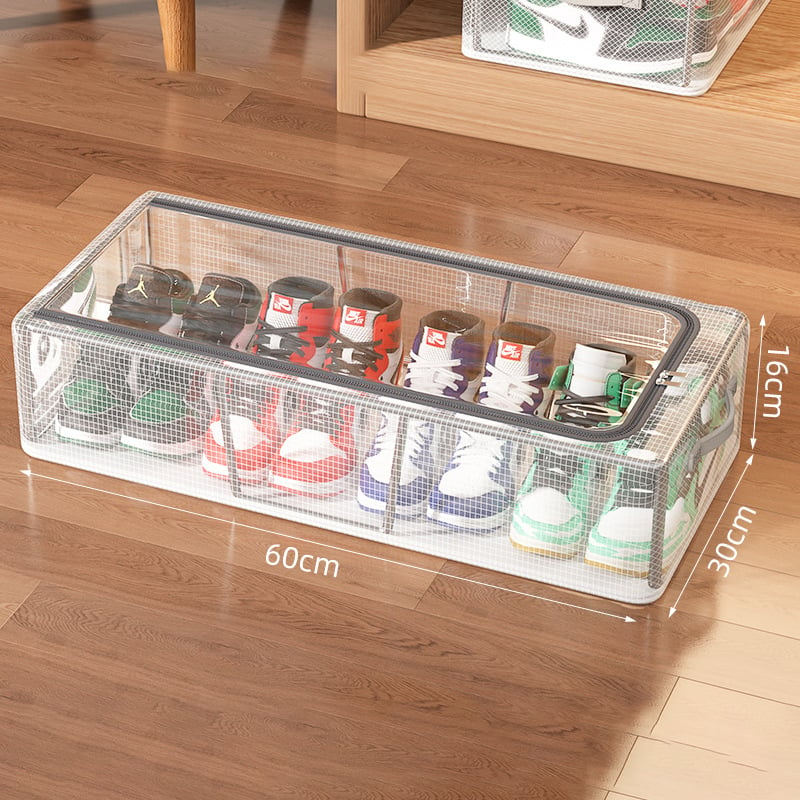 PVC Shoe Storage Box - Waterproof & Foldable