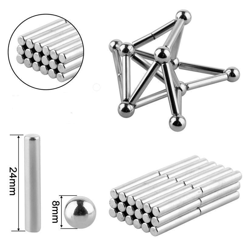 🔥DIY Magnetic Balls and Rod Set