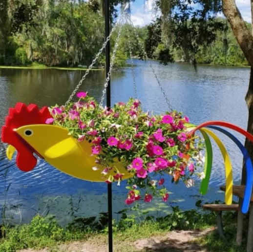 🔥Last Day Promotion 49% OFF - Colorful bird hanging planter