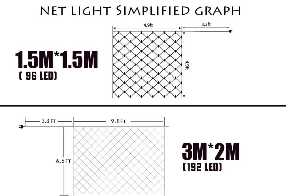 ✨ Final Sale 🎁 Net Mesh Waterproof String Lights💡