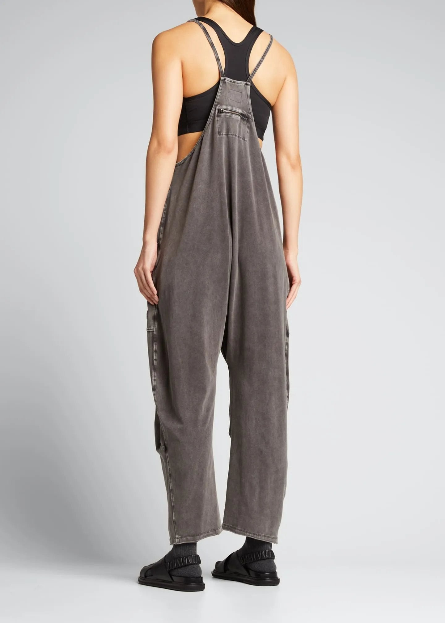 Womens Casual Wide Leg Jumpsuit