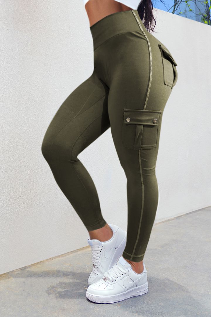 [Buy 2 Free Shipping]Women's Pocket Sexy Stretch Leggings Fitness Track Pants