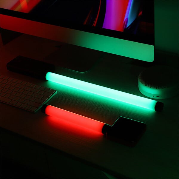 Video Light Button Control Light Bar Color Changing 7 Brightness Levels LED