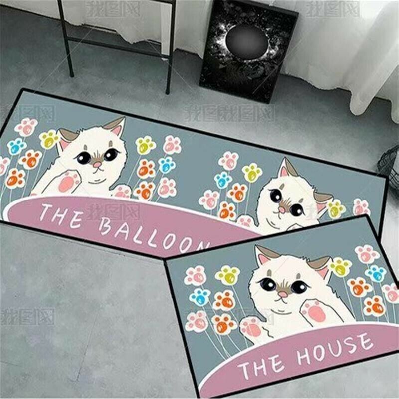 Kitchen Printed Non-Slip Carpet