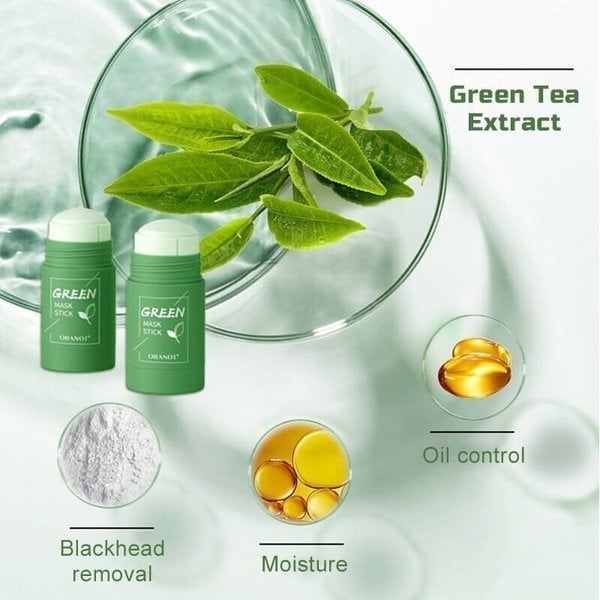 Hot Sale--Poreless Deep Cleanse Green Tea Mask Stick 🔥BUY 2 GET 1 FREE