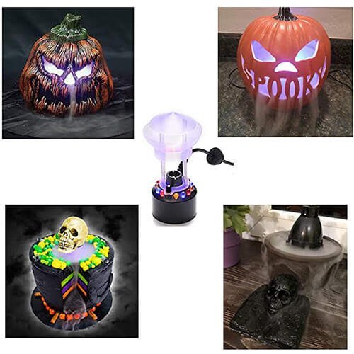 (🎃Early Halloween Sale )12 LED light Ultrasonic Mist Maker Fogger