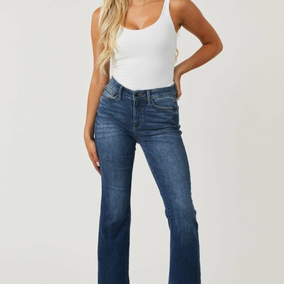 Mid-Rise Tummy Tuck Bootcut Jeans