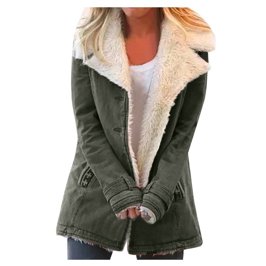 Windproof Women's Warm Winter Parka Coat