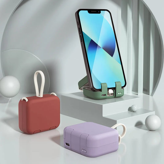 ChargePalTM Mini Power Bank and Phone Holder