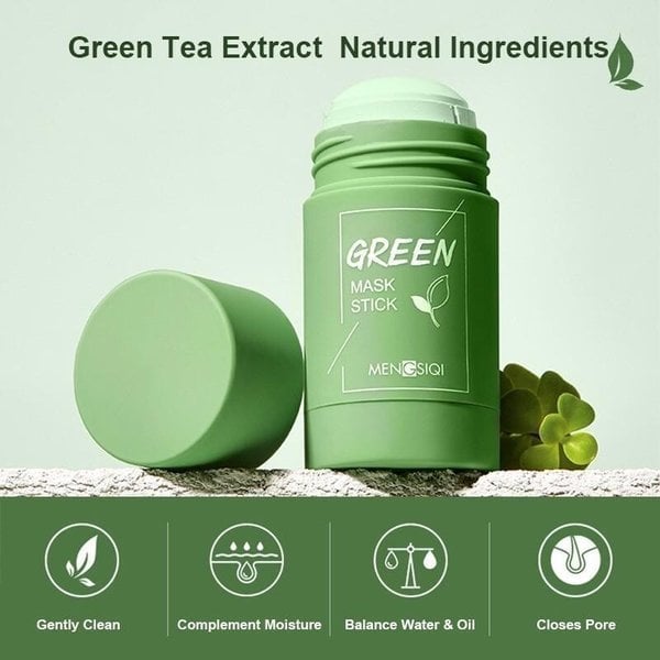 Hot Sale--Poreless Deep Cleanse Green Tea Mask Stick 🔥BUY 2 GET 1 FREE