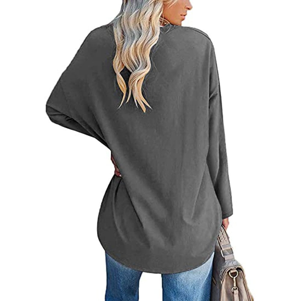 🔥Early Mother's Day Sale - 48% OFF💋Women's loose long sleeve fashion V-neck knit top