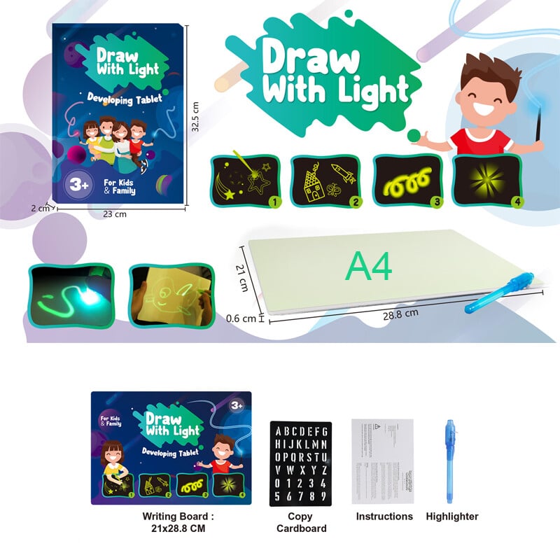 🎅Christmas Pre-Sale 50% OFF- Fluorescent drawing board