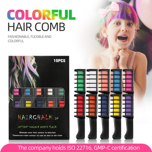 Magic Hair Set 10 Colors Dye For Party Wholesale Brush Temporary Colour