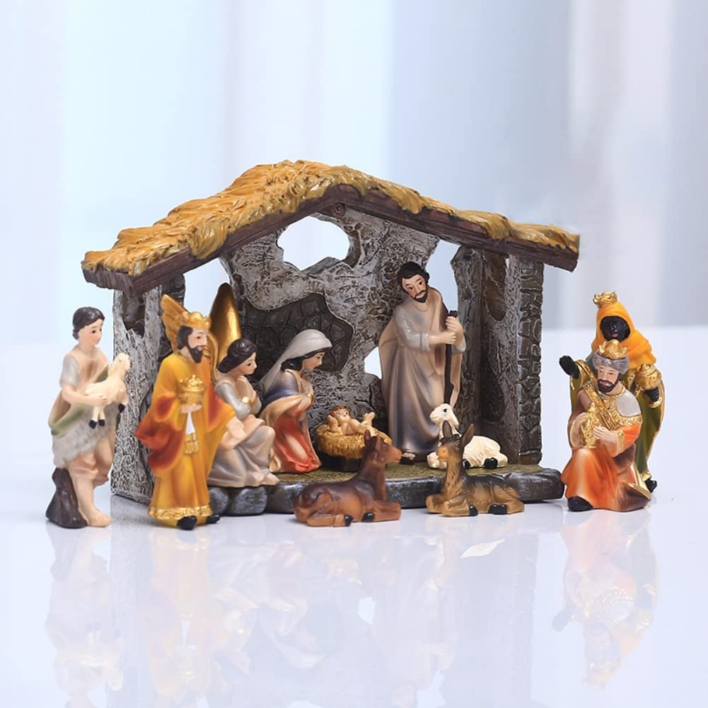 🎅Christmas Nativity Manger Scene Figurines Set