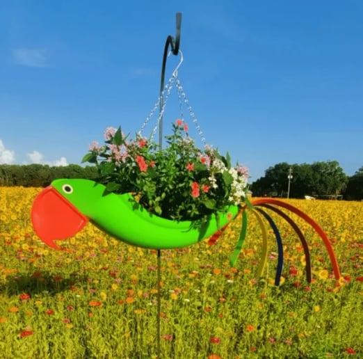 🔥Last Day Promotion 49% OFF - Colorful bird hanging planter