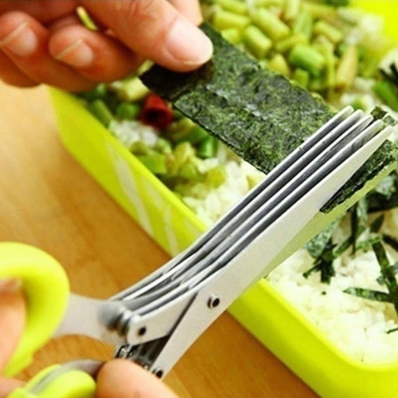 (🔥49% Off 🔥) 5 Blade Kitchen Salad Scissors