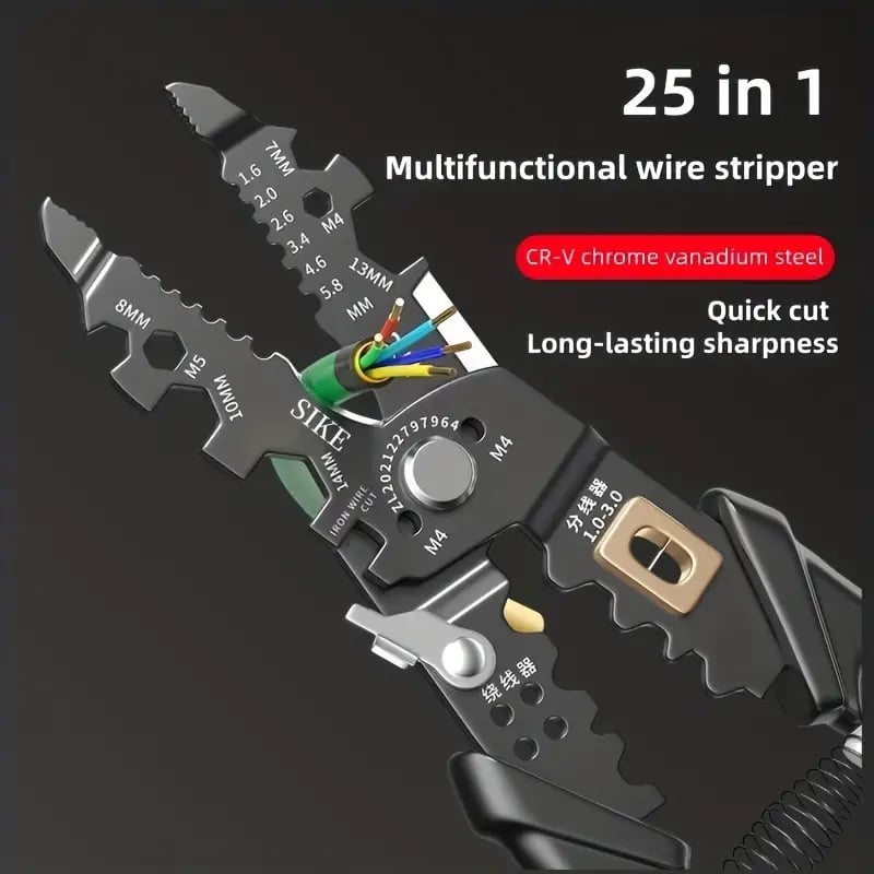 🔥Early Spring Hot Sale🔥 German style 25 In 1 Multifunctional Wire Cutting Pliers For Household Fixing Repairing