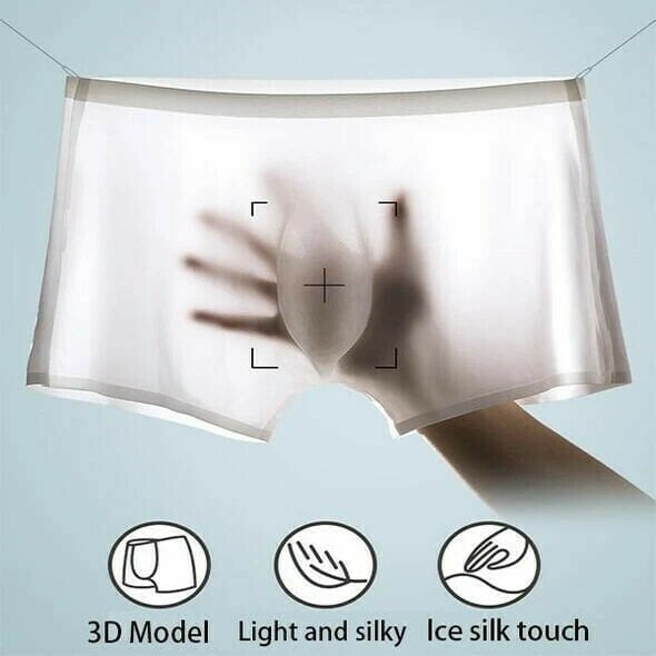 LISTENTOWINDTM Men's Ice Silk Breathable Underwear