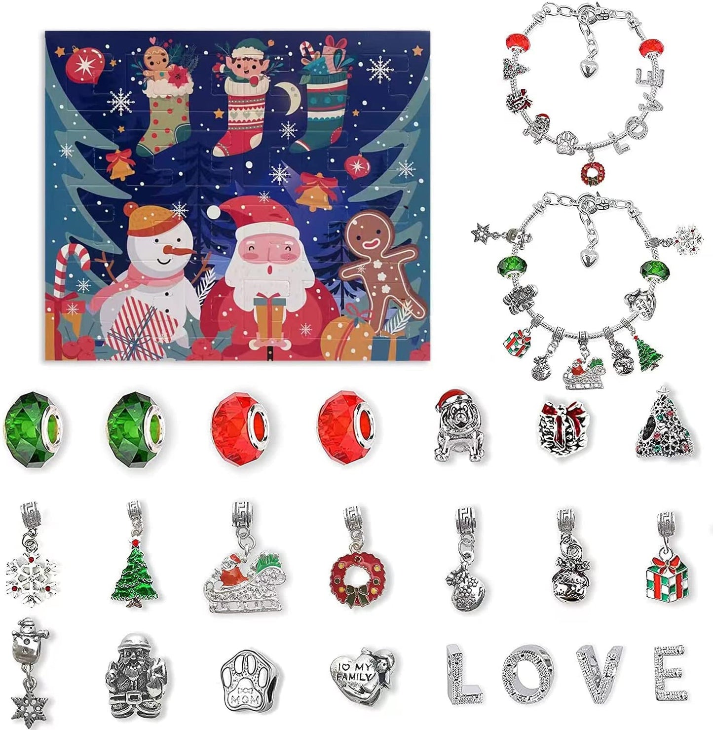 HOT SALEDIY   Advent Calendar Bracelets Set