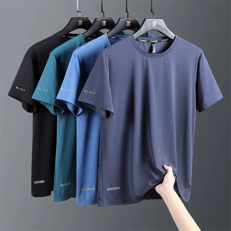 🔥SUMMER HOT SALE - 49% OFF🔥Ice Silk Round Neck T-Shirt