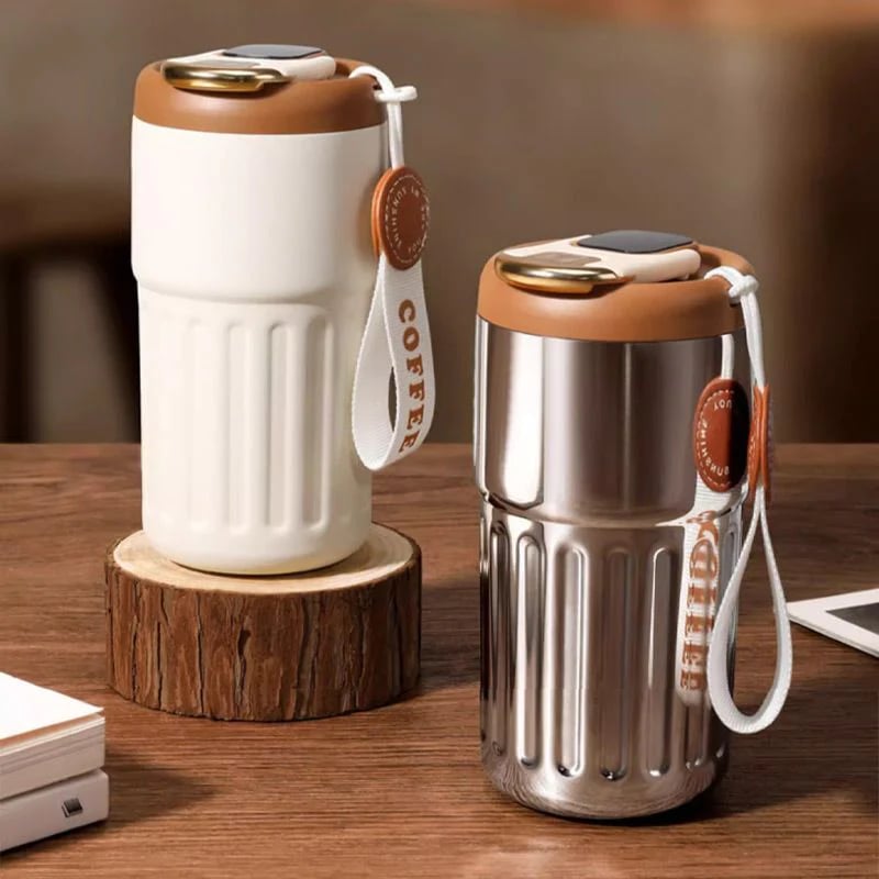 🎉2024 NEW YEAR SALE - 49% OFF🎉 Coffee Thermos With Temperature Display