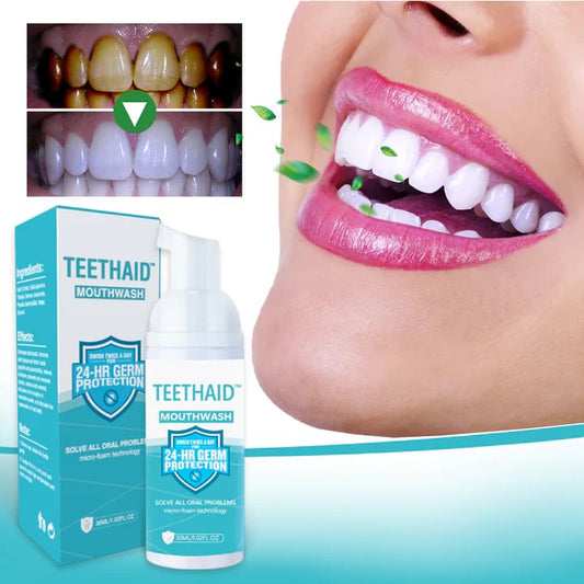 TeethaidTM Pure Herbal Teeth Whitening & Mouth Repair Mousse