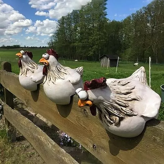 🐓Garden Resin Chicken Sculpture