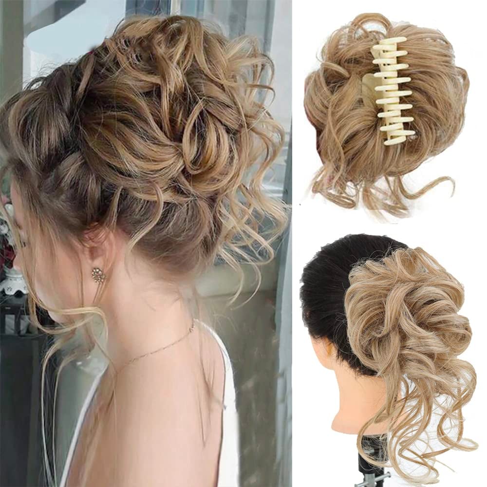 Buy 1 Get 1 Free - Curly Bun Hair Claw Clips