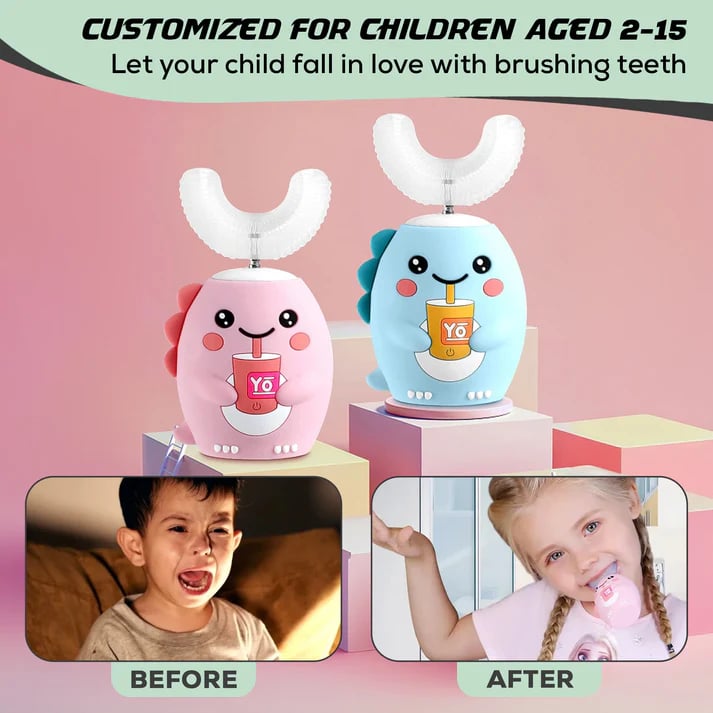 🔥Summer Hot Sale Promotion-49% OFF🦷-Kids' U-Shaped Toothbrush