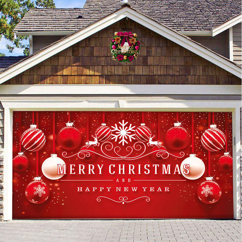 Christmas Carsge Door Banner Ornament