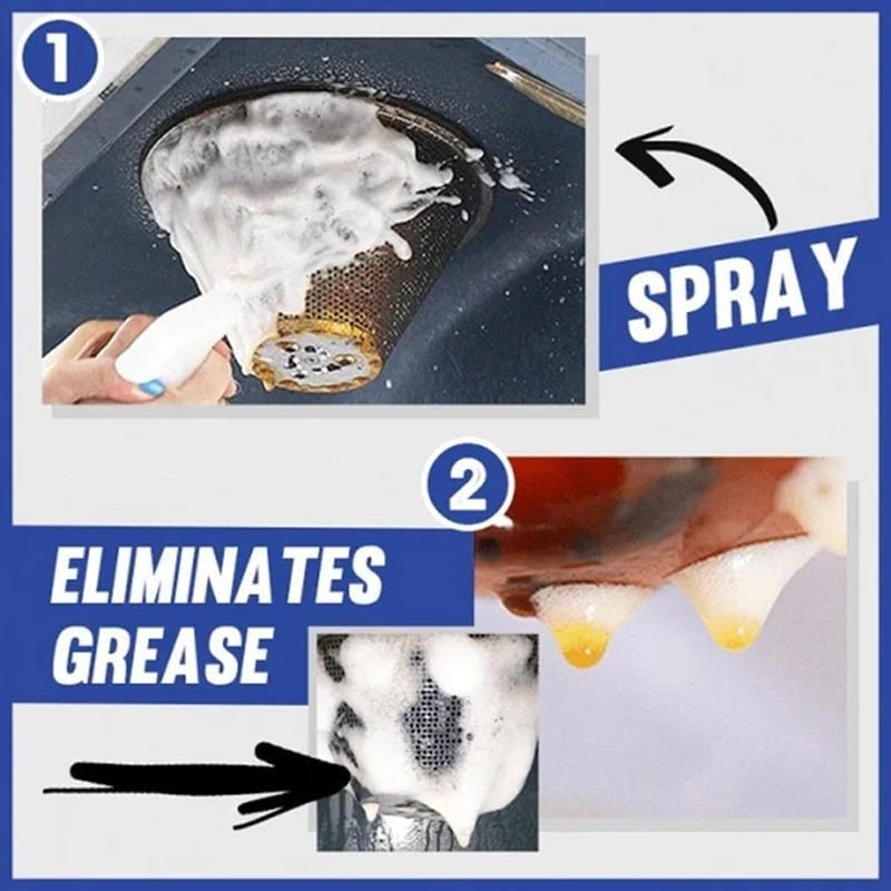 ✨2022 NEW Powerful Removal of Dirt Kitchen/Car Magic Grease Foam Cleaner