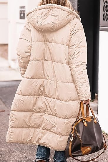 🔥Winter Women's Long Fleece Parka - Reversible Thermal Warm Windproof