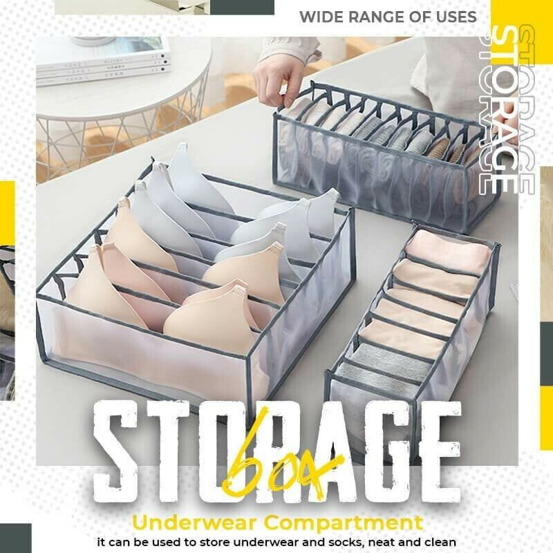 (50% OFF)Underwear Storage Box Compartment🎁