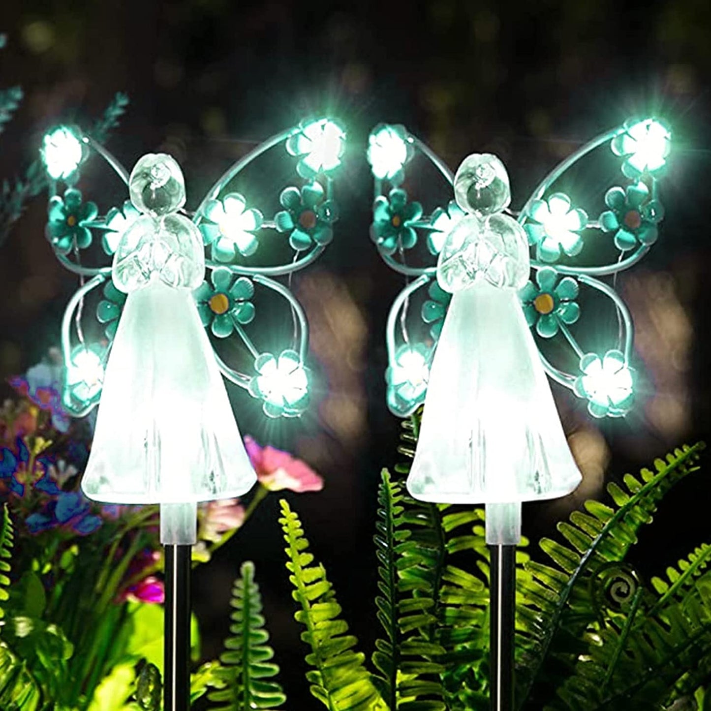 [LAST DAY -49% OFF]Waterproof 👼 Solar Angel lights🌳