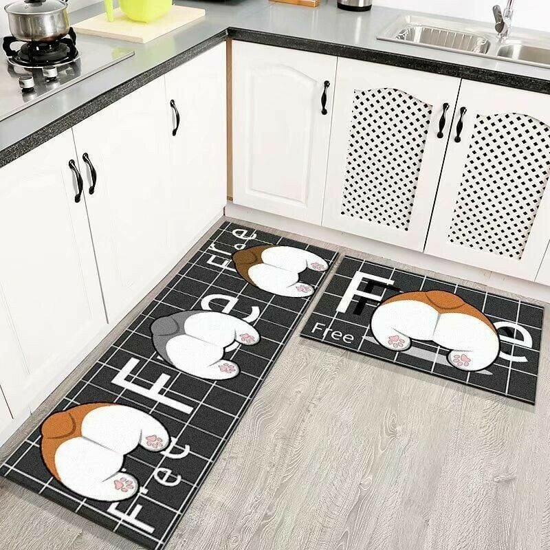 Kitchen Printed Non-Slip Carpet